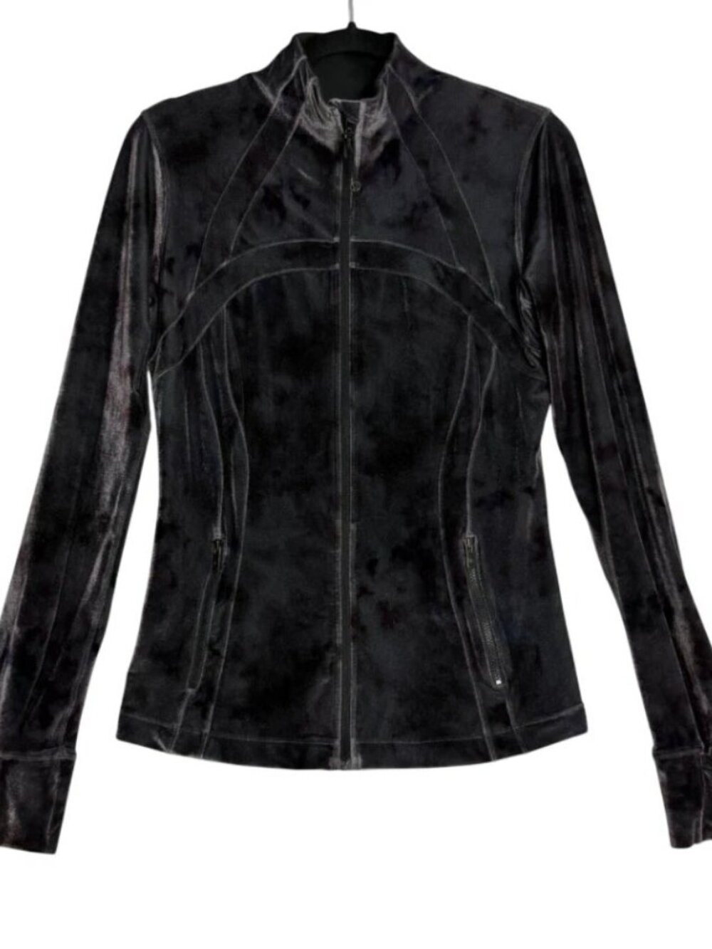 Lululemon Athletica Define Jacket Velour Womens Zip Up Track Jacket Size 10
